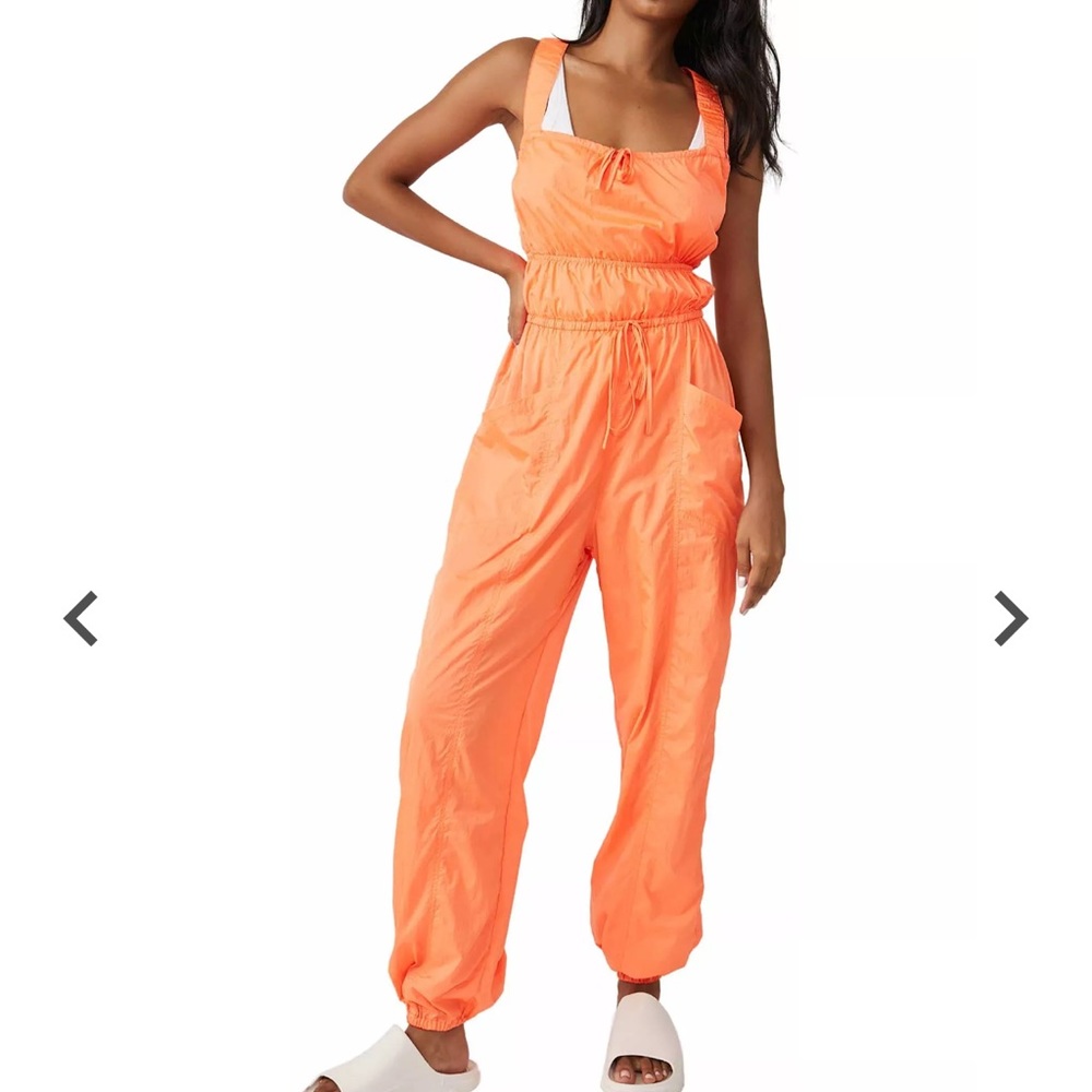 Vibrant Orange Jumpsuit